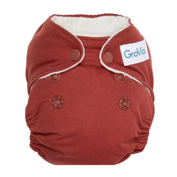 GroVia - AIO - newborn - marsala
