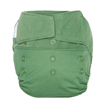 GroVia onesize AI2 blebuks med velcro - basil
