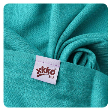 XKKO bambus stofbleer - 3 stk - turquoise