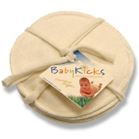Babykicks - 12 cm ammeindlæg i hampfleece - 3 par