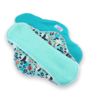 Petit Lulu stofbind - ultra med velour - faddy pandas