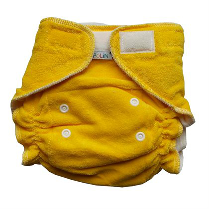 Popolini - Ultrafit ble i økologisk bomuld - Solgul
