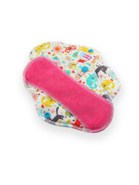 Petit Lulu stofbind - trussebind med velour - cat meadow