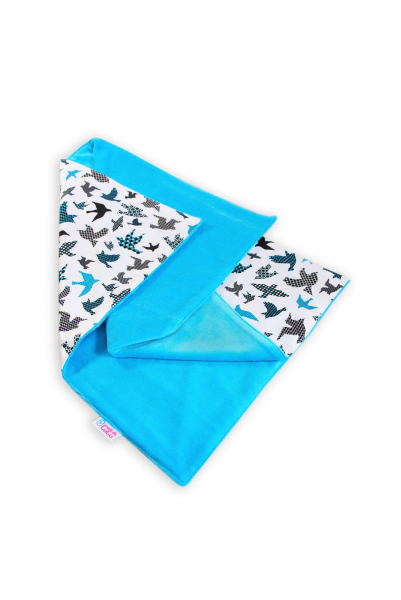 Petit Lulu pusleunderlag - turquoise birds