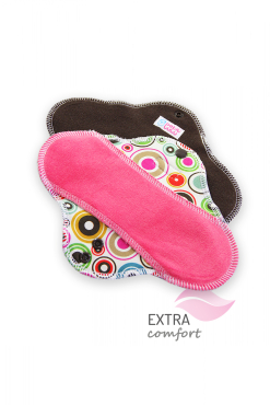  Petit Lulu - dagsbind med velour SLIM - circles