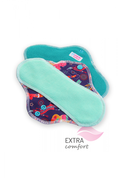 Petit Lulu - dagsbind med velour SLIM - australian animals