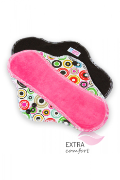Petit Lulu - natbind med velour SLIM - circles
