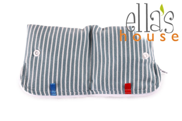 Ella's House wetbag til bind - stripes blue