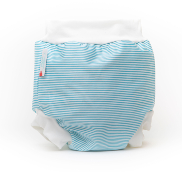Bambooty - badeble - baby blue stripes