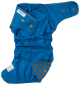 Puppi merino uld cover - onesize - trykknapper - mythical galleon