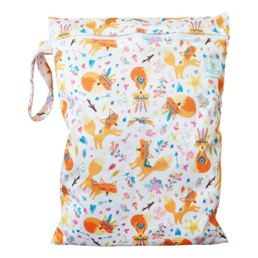 Blümchen - wetbag med lynlås og strop - foxes