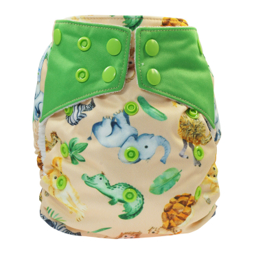 Blümchen onesize lommeble med bambus - africa