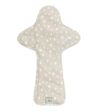 Ella's House fødsel / nat - økologisk bomuldsjersey - moon stars beige - 1 stk
