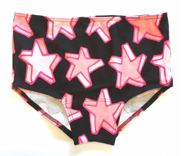 Colorio Organics - high waist trusser - pink stars
