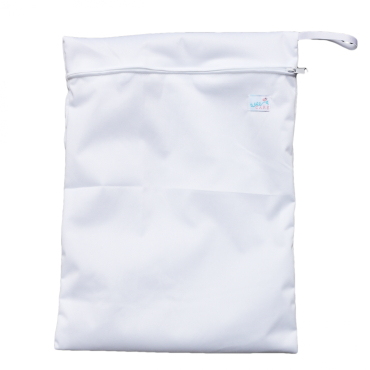 WeeCare - wetbag med lynlås og strop - hvid
