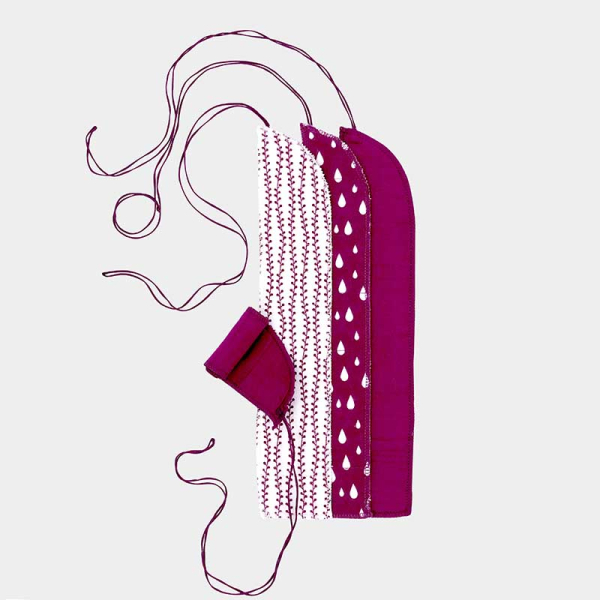 Imse Vimse økologisk stof - tamponer heavy - sangria 8 pk

