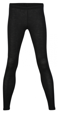 Engel leggings til kvinder i uld/silke - sorte
