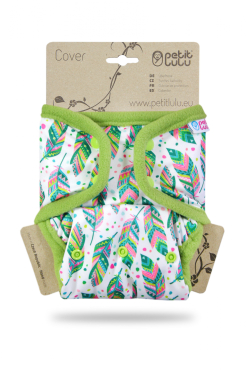 Petit Lulu onesize prefold cover - trykknapper - indian summer
