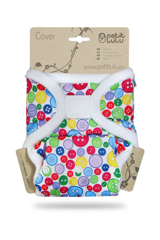 Se Petit Lulu onesize prefold cover - velcro - sewing buttons hos Ko og Ko