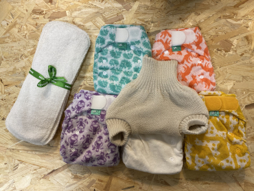 Bamboozle Stretch natpakke med uld - 5 bleskift
