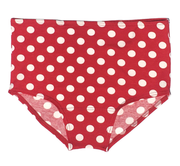 Colorio Organics - high waist trusser - red polka dots
