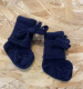 Hirsh sokker til nyfødte - navy 