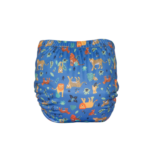 Totsbots easyfit STAR - onesize - cobalt big cats
