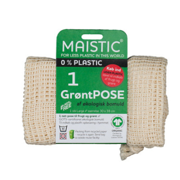 Maistic - grøntsagspose GOTS - str L
