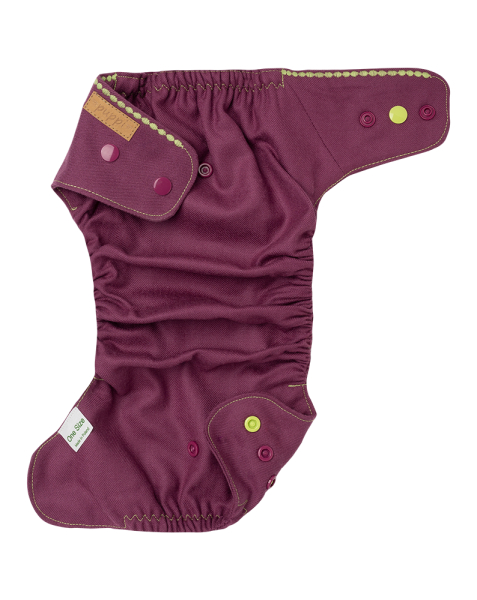 Puppi merino uld cover - onesize SIO - autumn palette - velcro