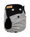 Puppi merino uld cover - onesize - trykknapper - nightfall
