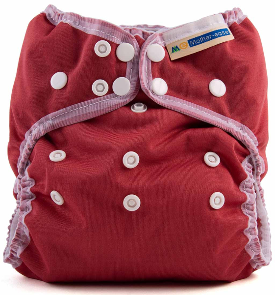 Mother ease - wizard uno organic - AIO onesize - cranberry

