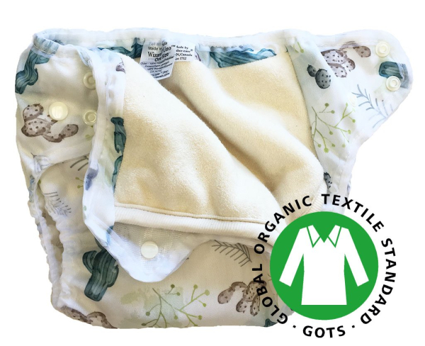 Mother ease - wizard uno organic - AIO onesize - white
