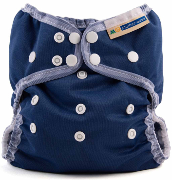 Mother ease - wizard uno organic - AIO onesize - navy
