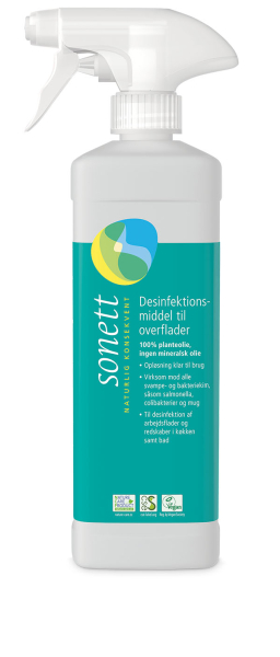 Sonett desinfektionsmiddel - spray - 0,5 L
