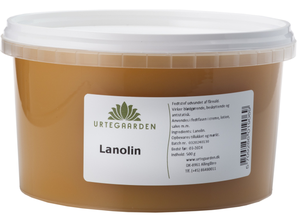 Urtegårdens 100% ren lanolin - 500 g
