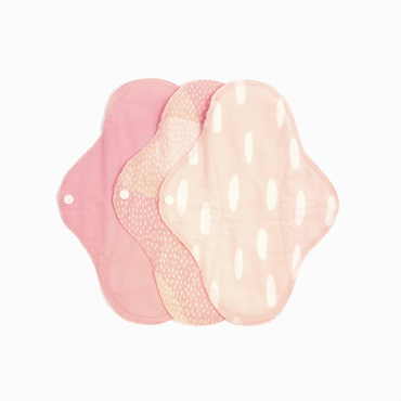 Imse Vimse økologisk stofbind - normal - Pink Sprinkle 3 pk