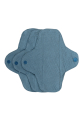 Økologisk bomulds trussebind - ocean blue - 3 pk

