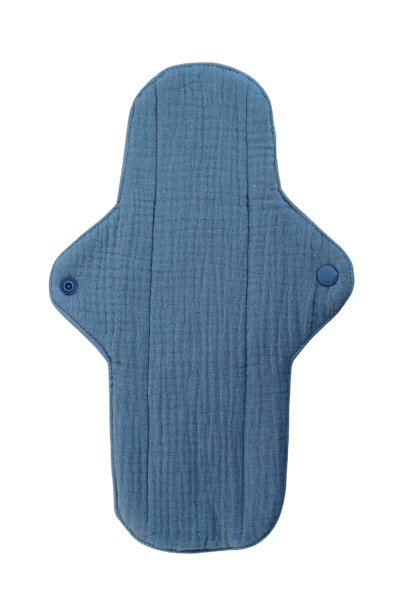 Økologisk bomulds natbind - ocean blue - 3 pk
