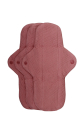 Økologisk bomulds natbind - dusty rose - 3 pk
