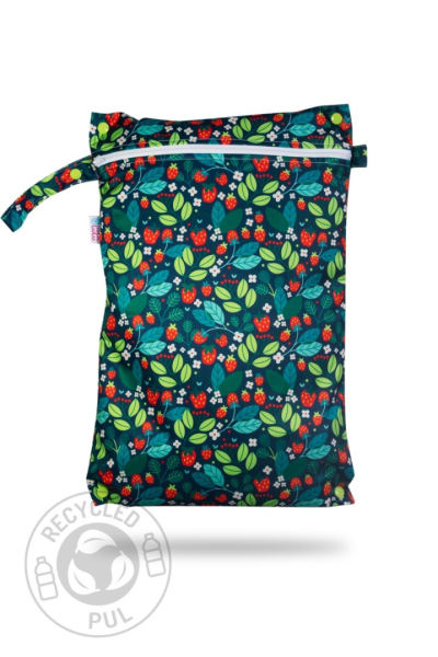 Petit Lulu wetbag med lynlås og strop - wild strawberries
