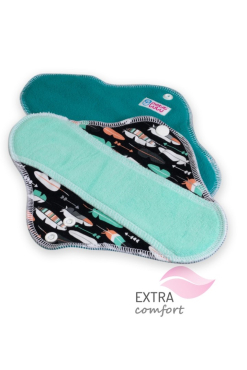 Petit Lulu - natbind med velour SLIM - feathers & arrows
