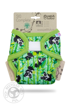 Petit Lulu - SIO Complete - velcro - panda bears
