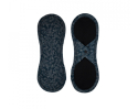 Bamboolik økologisk stofbind - normal med knap - dark blue
