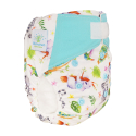 Blümchen onesize AIO lommeble med bambus - velcro - chameleon
