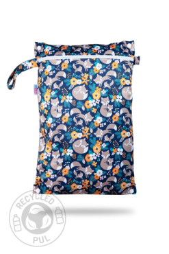 Petit Lulu wetbag med lynlås og strop - fox family

