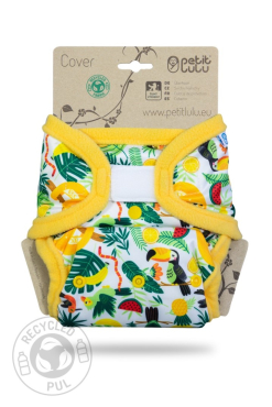 Petit Lulu onesize cover - - velcro - chilling sloth
