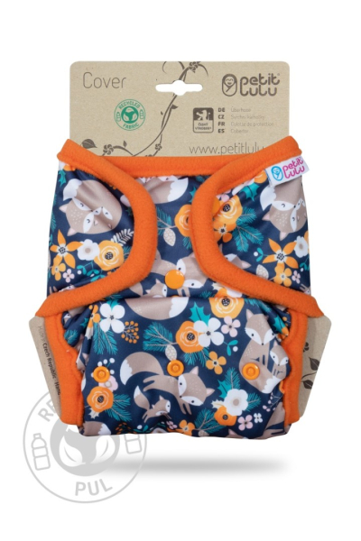 Petit Lulu onesize cover - trykknapper - fox family
