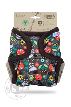 Petit Lulu onesize cover - trykknapper - ladybugs fair
