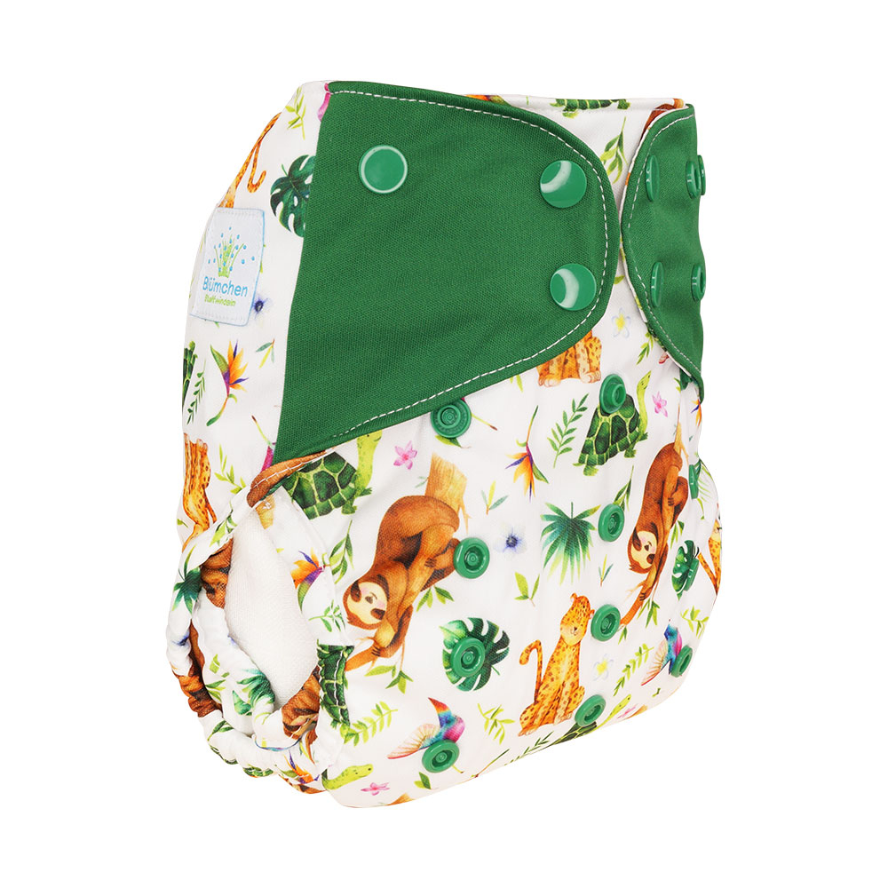 Billede af Blümchen onesize cover - sloth - vælg lukning Velcro