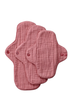 Økologisk stofbinds startpakke fra Women's place - dusty rose - 3 stk